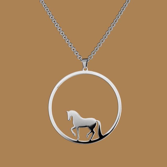 Pendant piaffe – horse circle – 4 cm