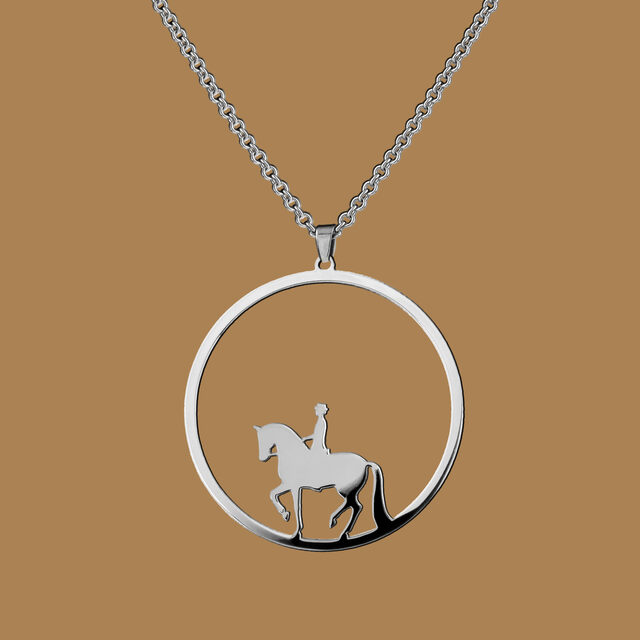 Pendant piaffe – rider circle – 4 cm