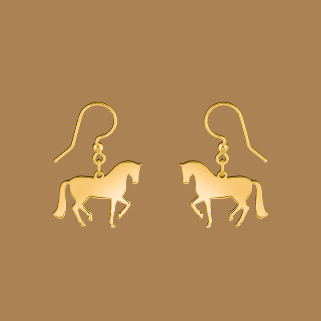 Earrings piaffe – mini horse