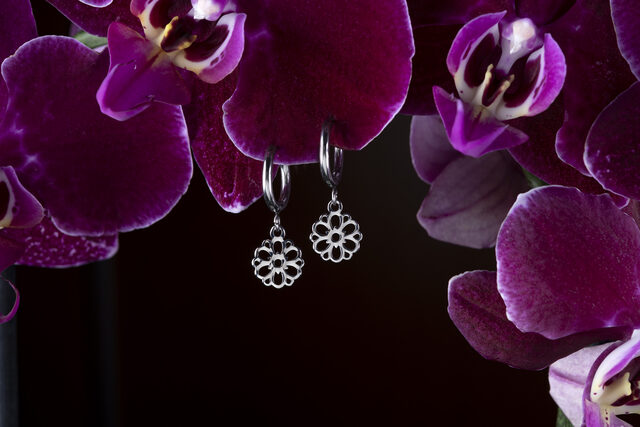 Earrings Ábelová flower 3