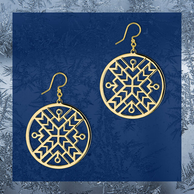 Earrings novohrad – circle 1