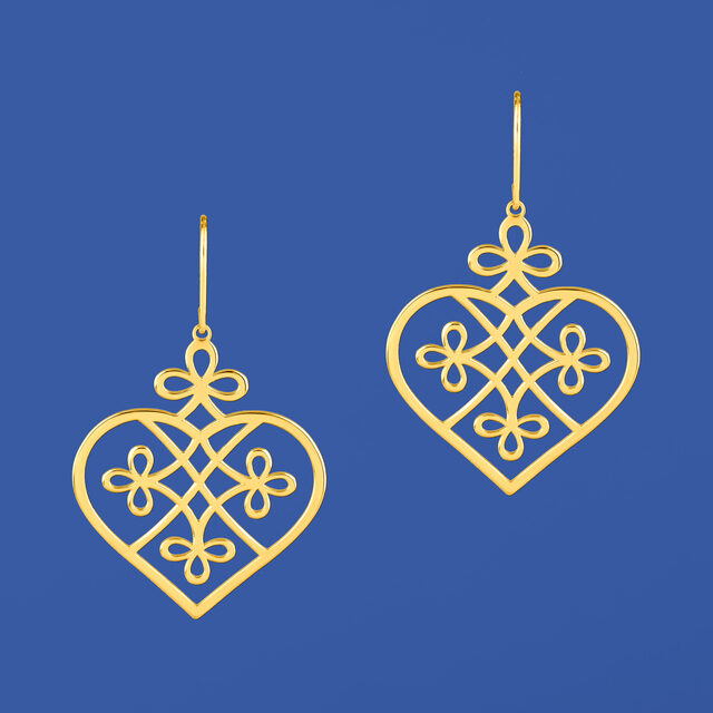 Earrings infinity – heart 1