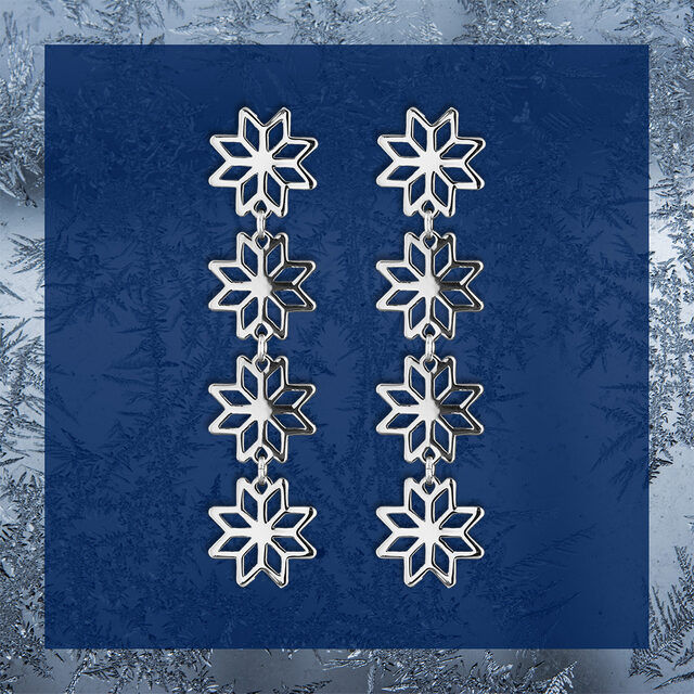 Earrings Novohrad – star 1 – strip