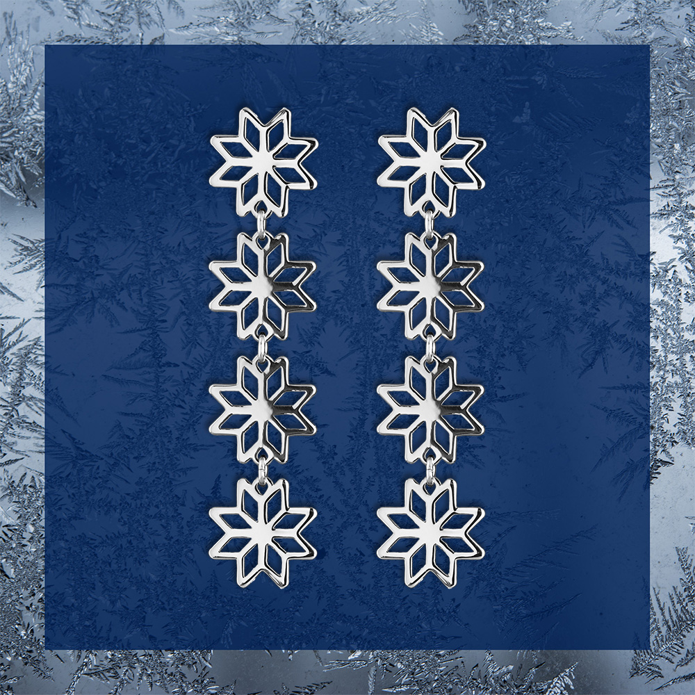 Earrings Novohrad – star 1 – strip