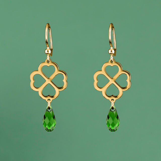 Náušnice Malý kúsok šťastia 6 Swarovski