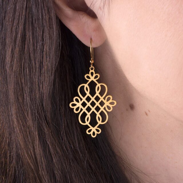 Earrings infinity 4