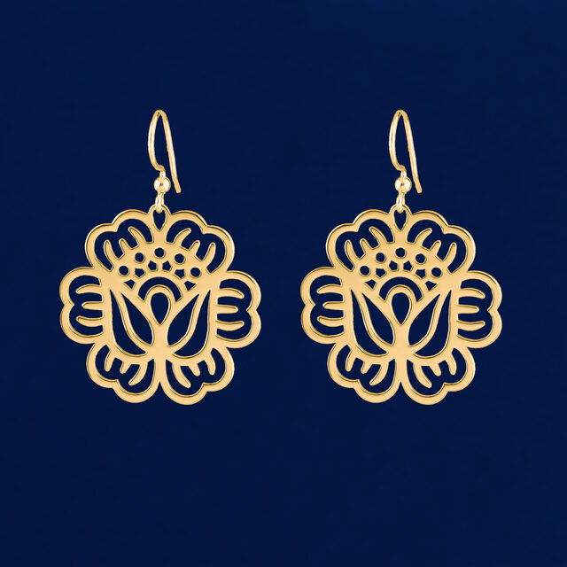 Earrings poppy – 1