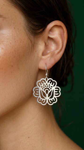 Earrings poppy – 1