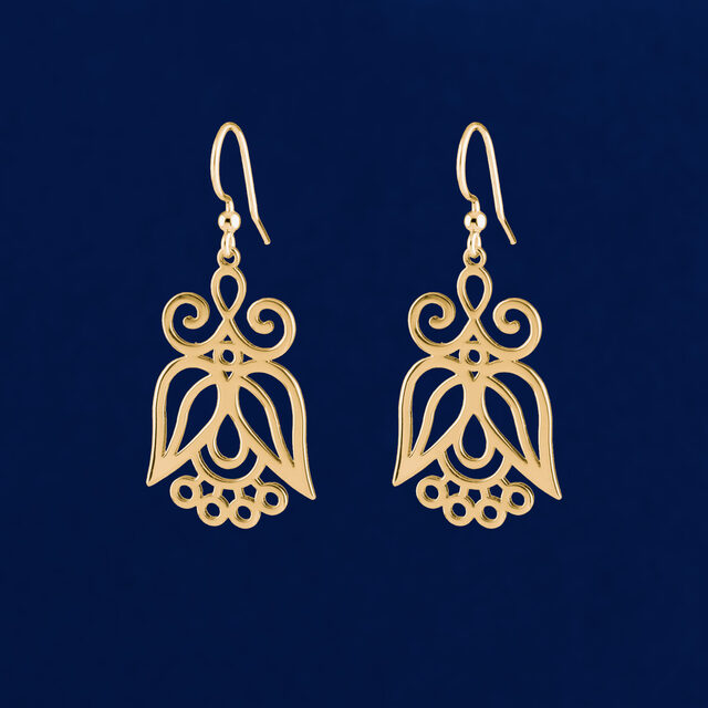 Earrings poppy 2