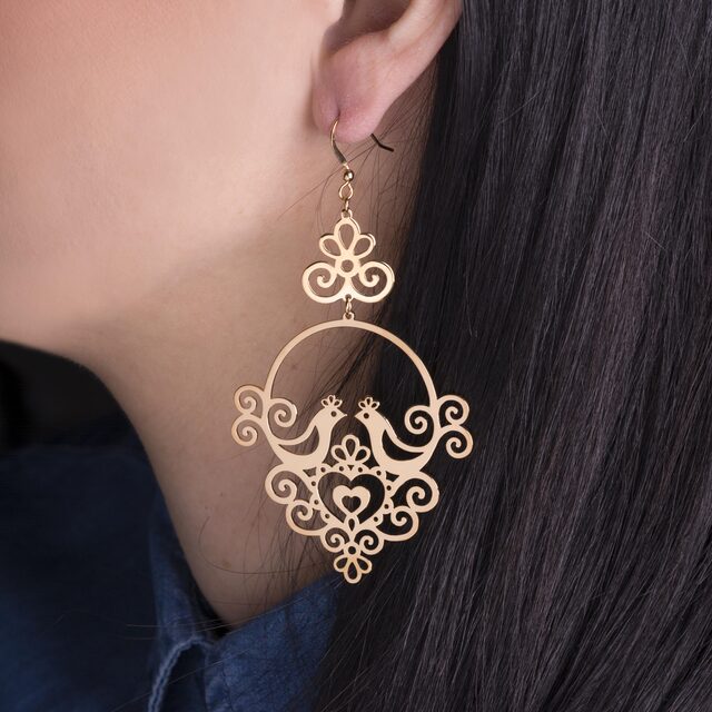 Náušnice Ornamentika – holubice