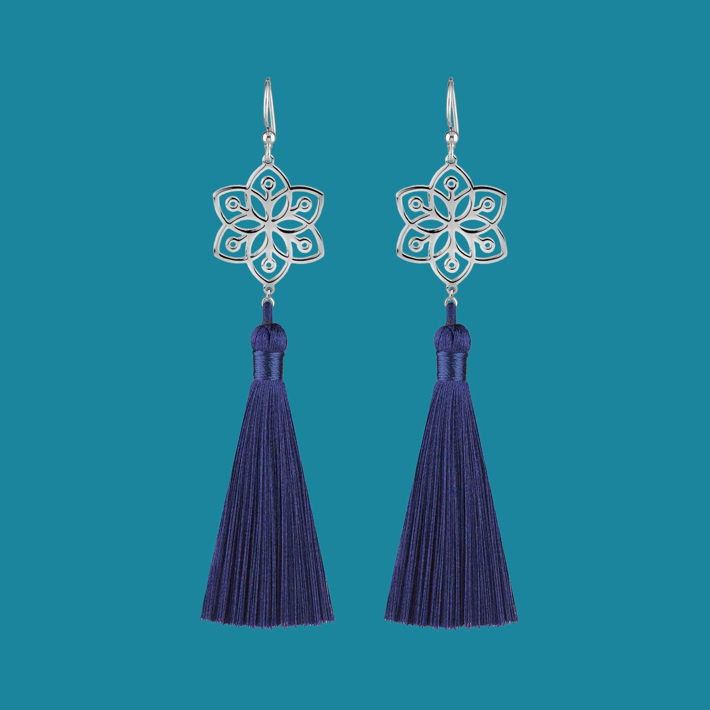 Earrings Flower of life 4 – tassels