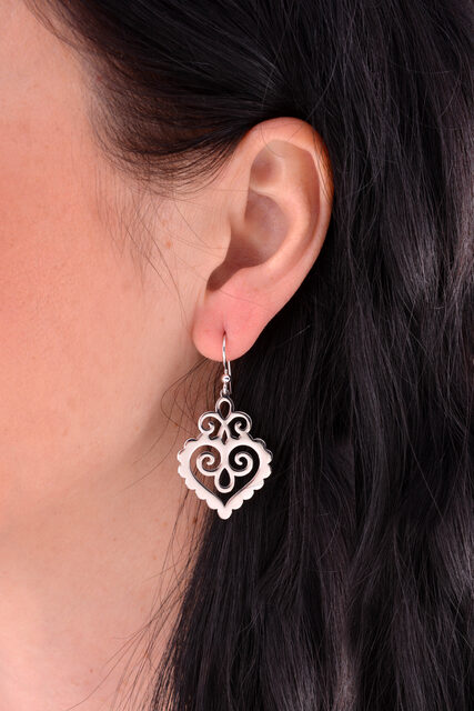 Earrings cifer heart 3