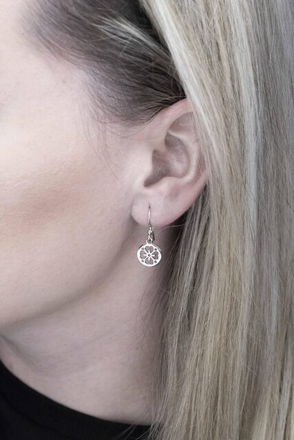 Earrings lace – forget-me-not mini