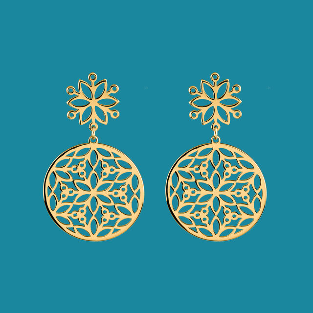 Earrings Flower of life – circle 3