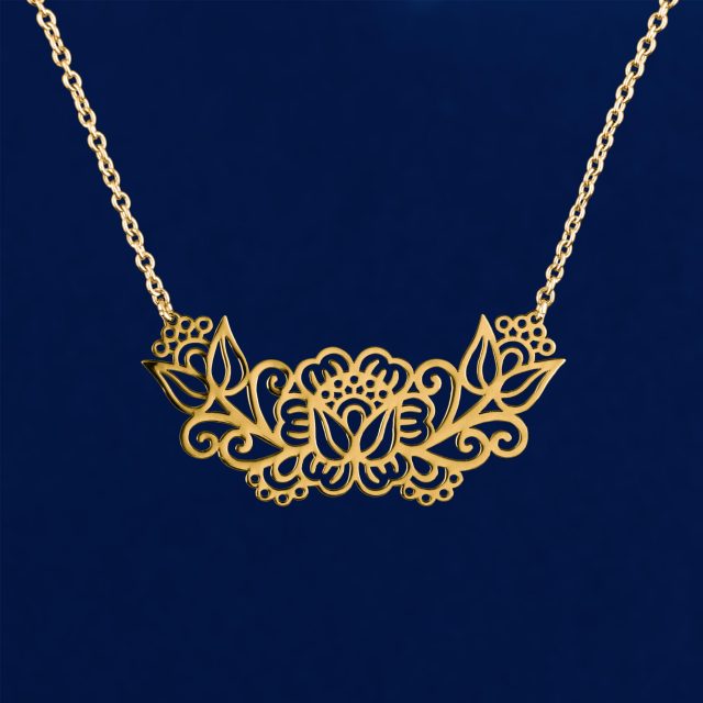 Necklace poppies - arc