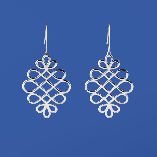 Earrings infinity 3