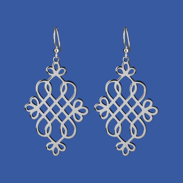 Earrings infinity 4