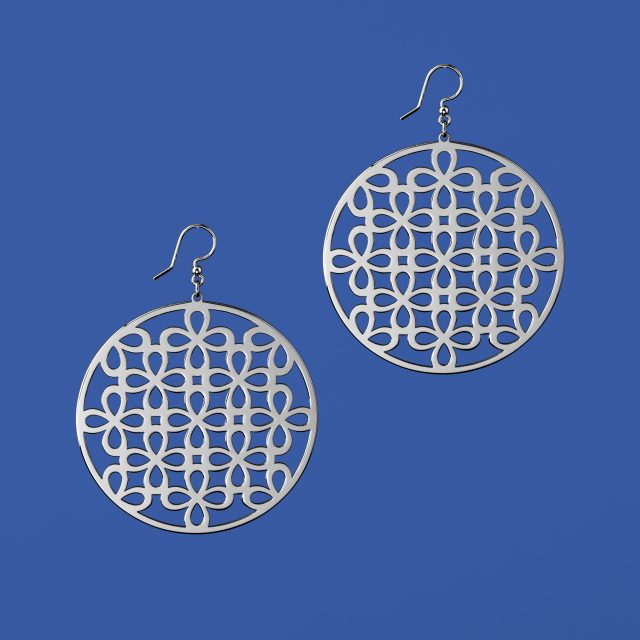 Earrings infinity - circle 3