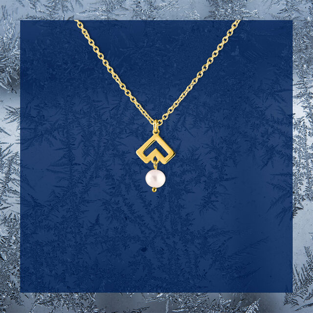 Pendant – Novohrad heart 1 + pearl