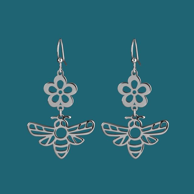 Earrings bee 3