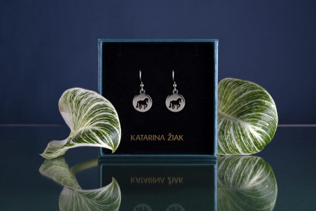 Earrings piaffe - mini circle