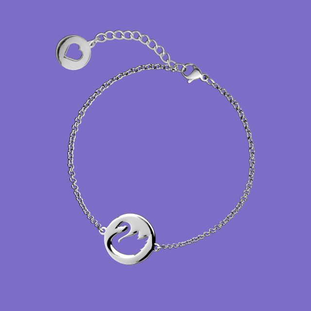 Bracelet swan - circle 1