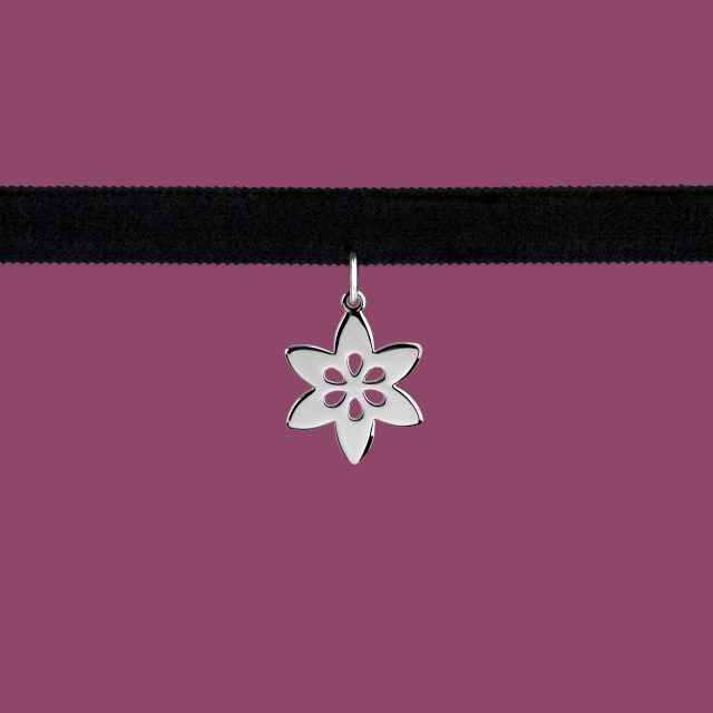 Náhrdelník choker klematis