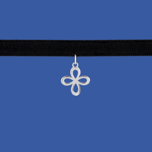 Necklace choker infinity