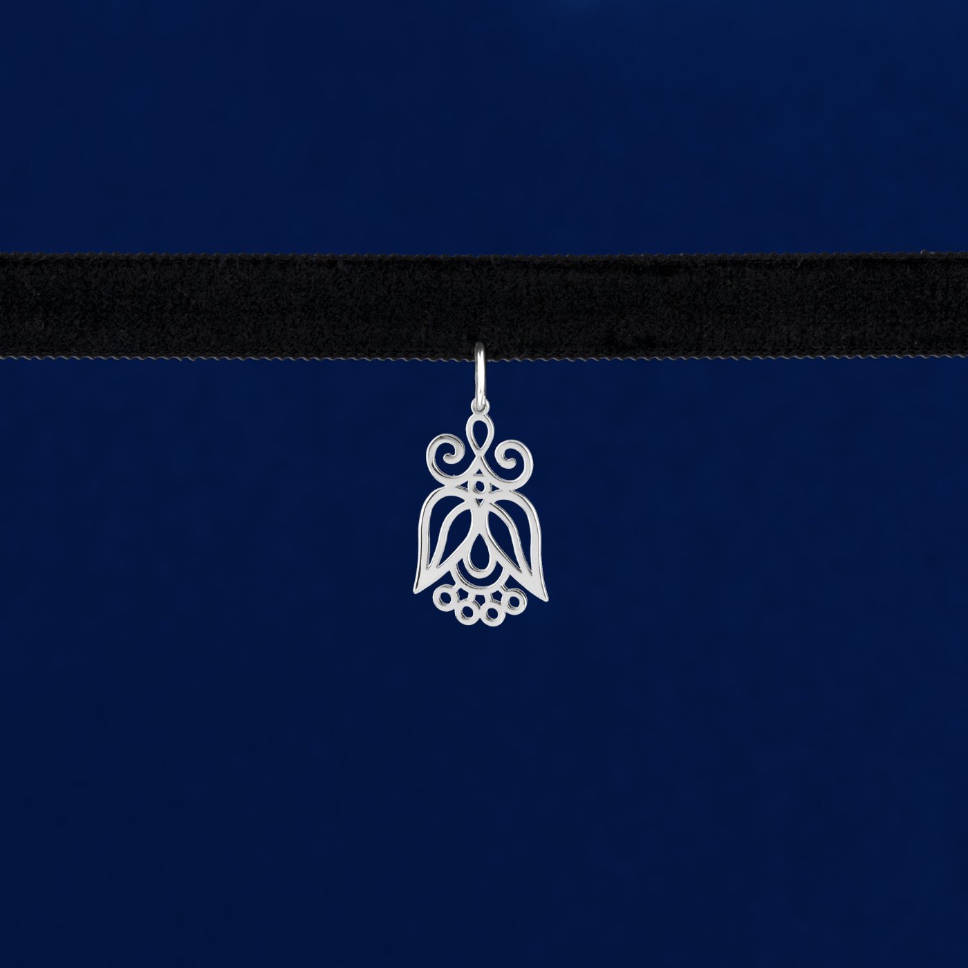 Necklace choker poppy 2