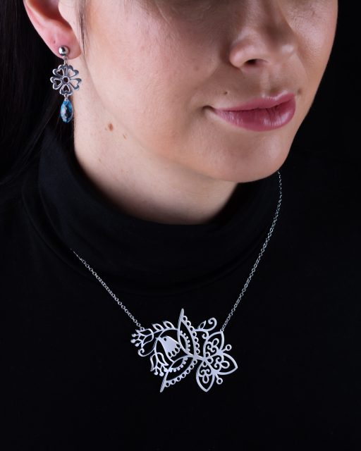 Necklace vajnory birdie - short