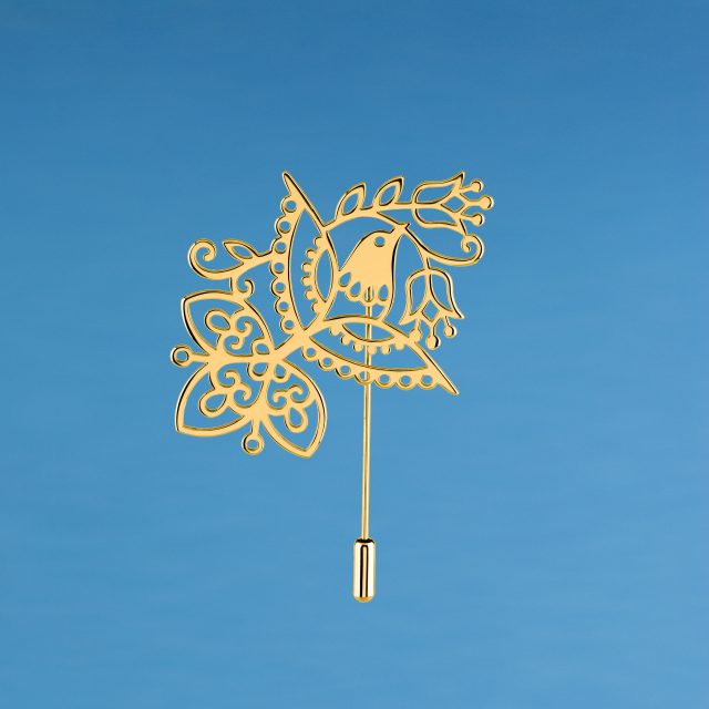 Brooch vajnory birdie