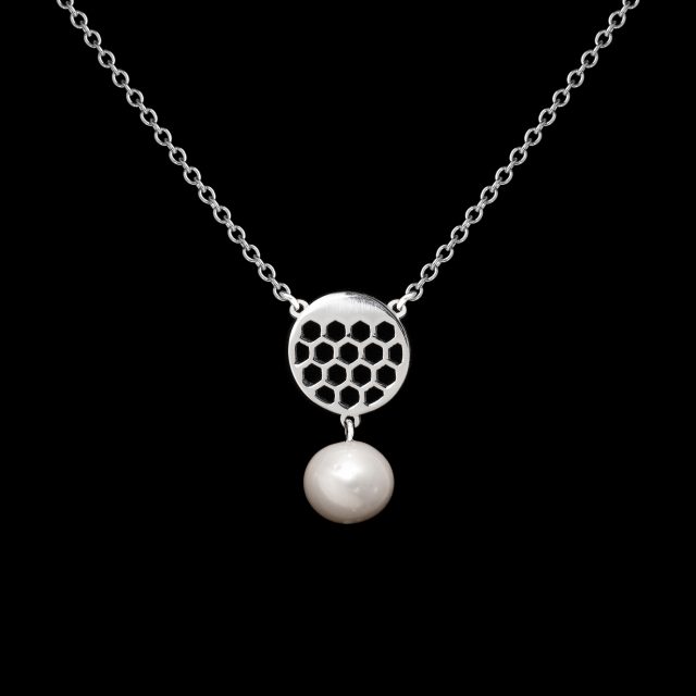 Necklace golf 6 with pearl