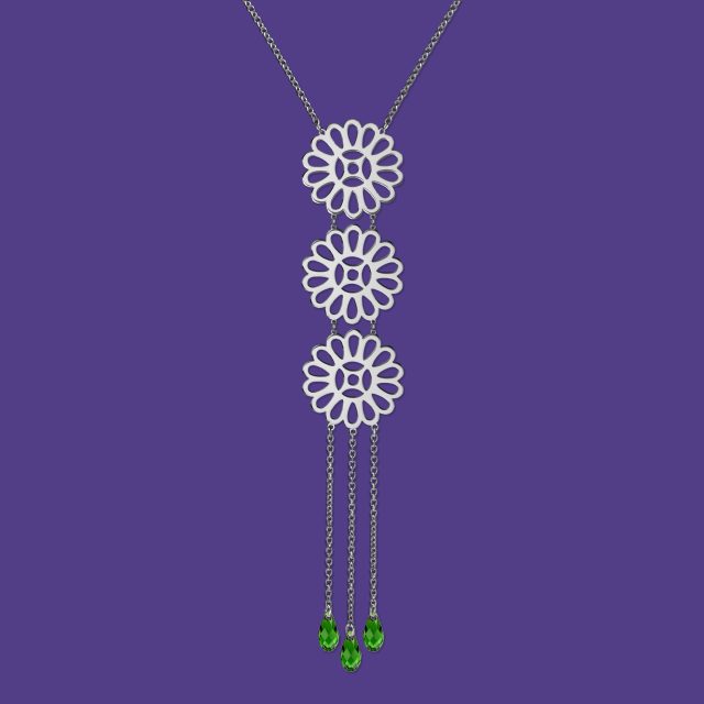 Necklace cifer marguerite - long