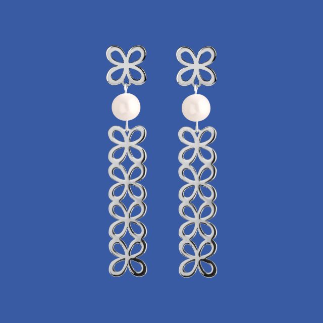 Earrings infinity - strip 1