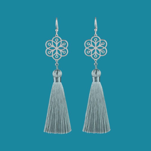 Earrings Flower of life 1 - tassels