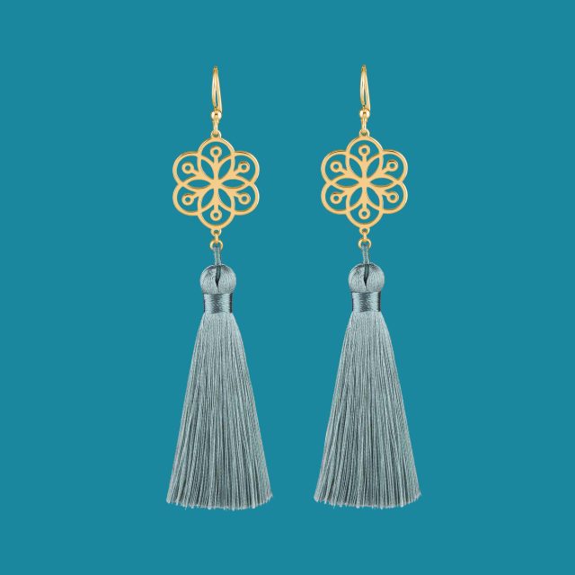 Earrings Flower of life 1 - tassels