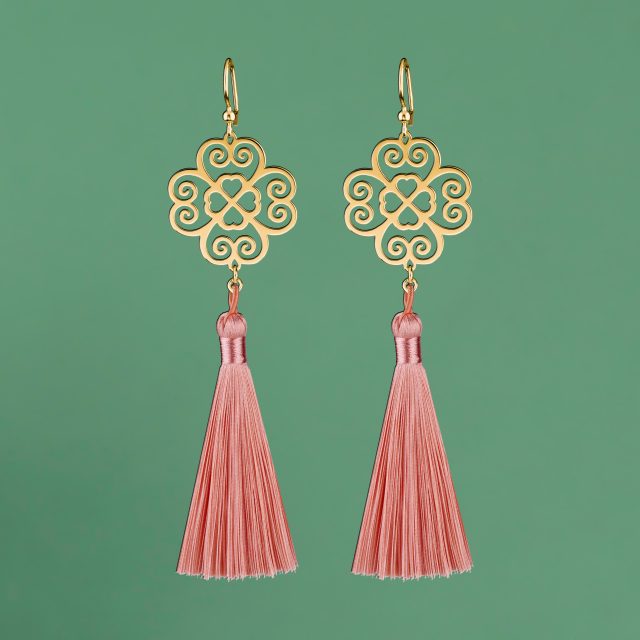 Earrings Little bit of luck 5 - tassels