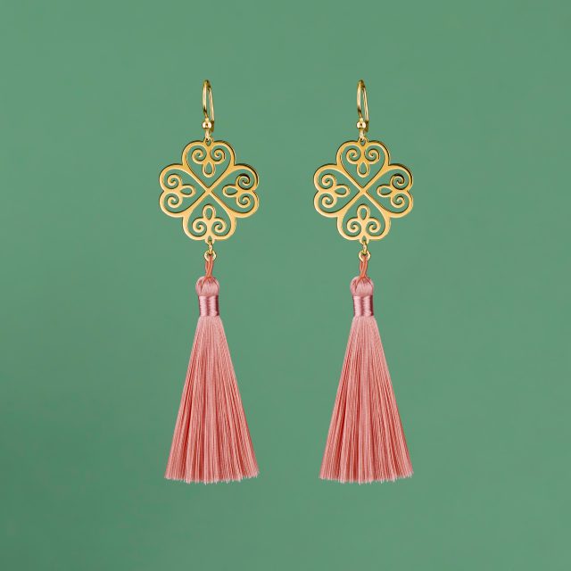 Earrings Little bit of luck 4 - tassels