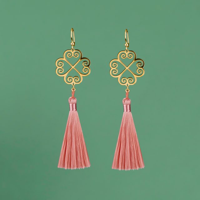 Earrings Little bit of luck 3 - tassels
