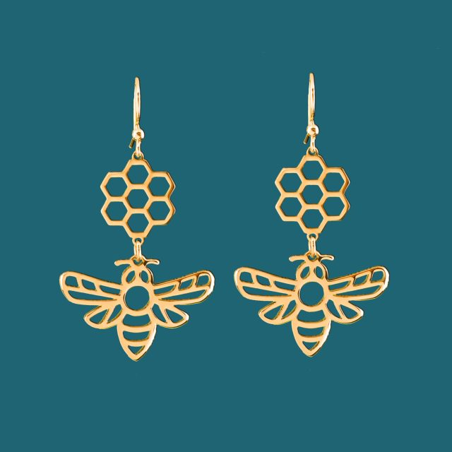 Earrings bee 2