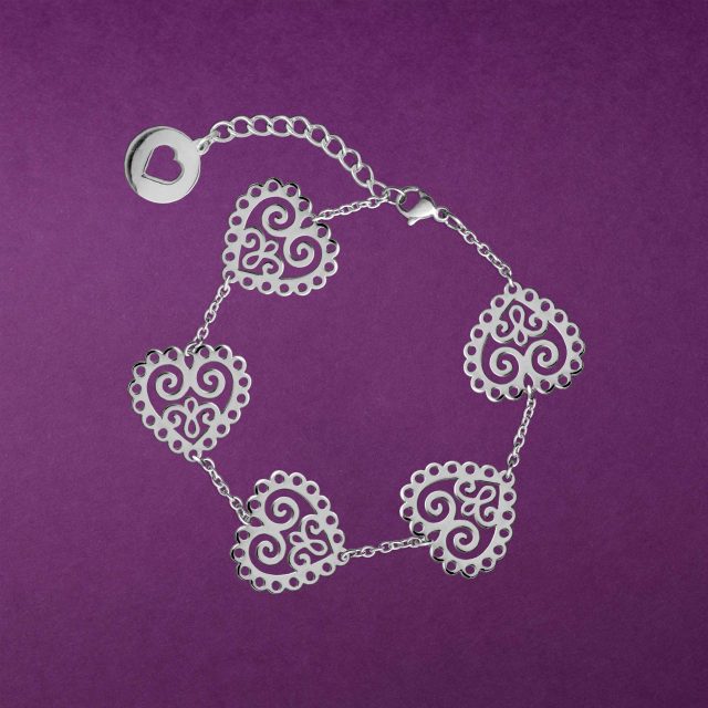Bracelet heart ornament mini 2