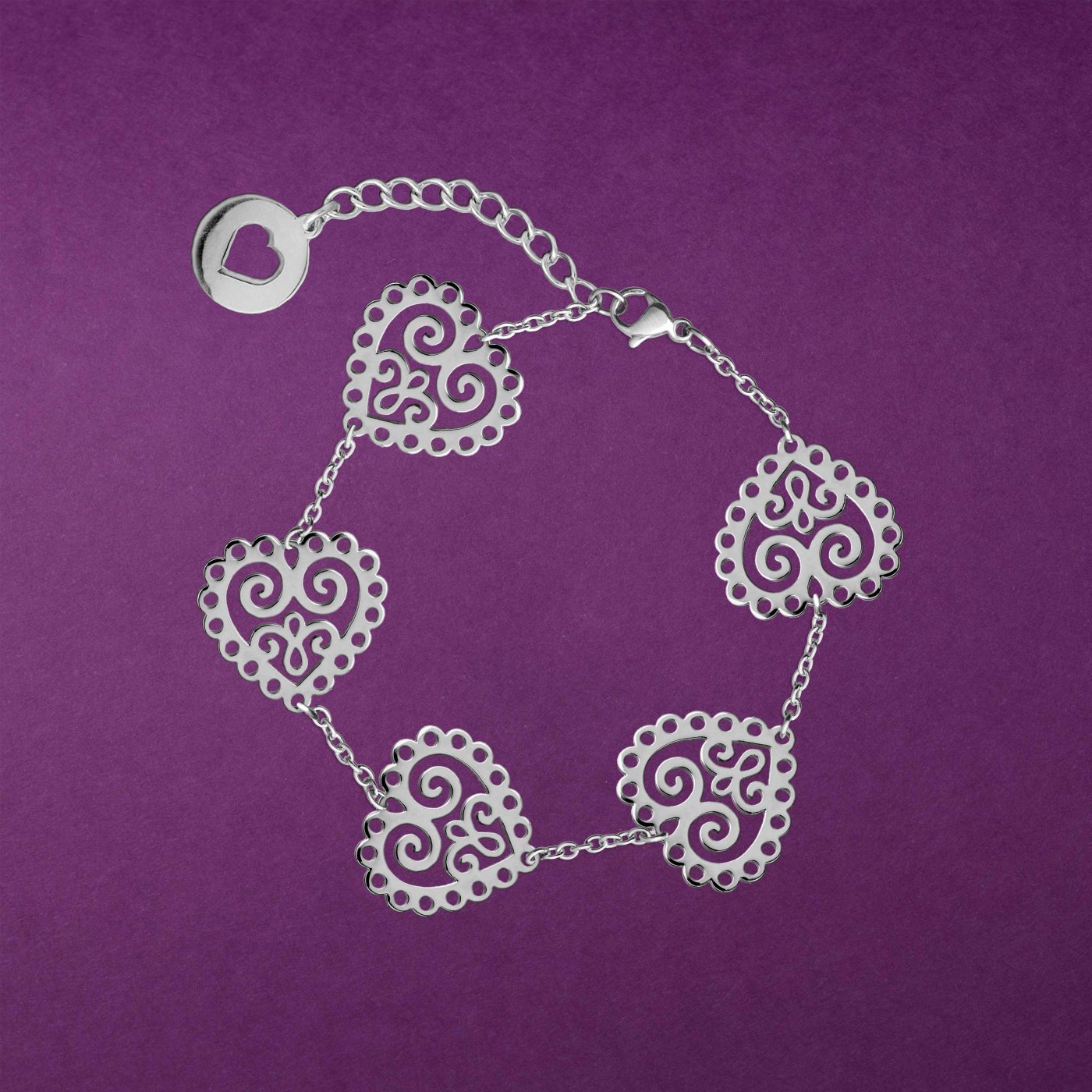 Bracelet heart ornament mini 2