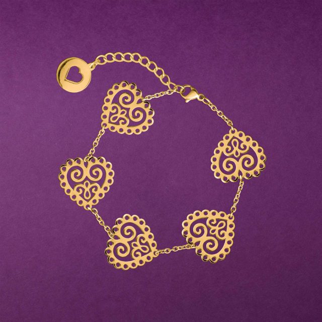 Bracelet heart ornament mini 2