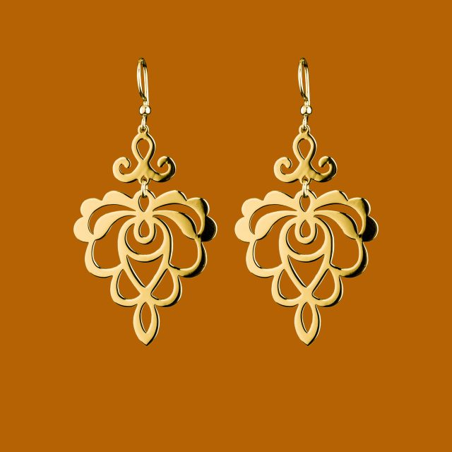 Earrings fuchsia