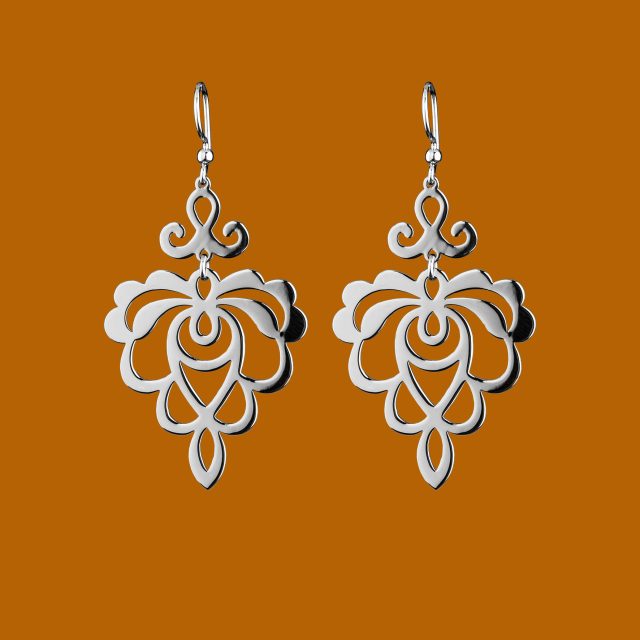 Earrings fuchsia