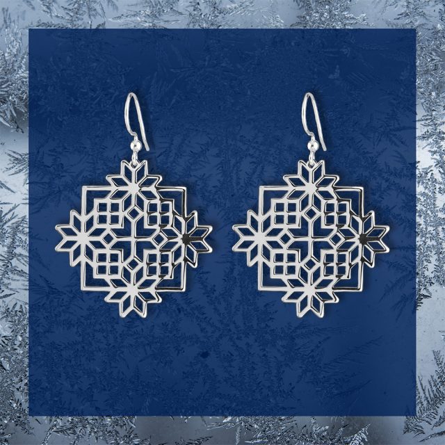 Earrings Novohrad - square 5
