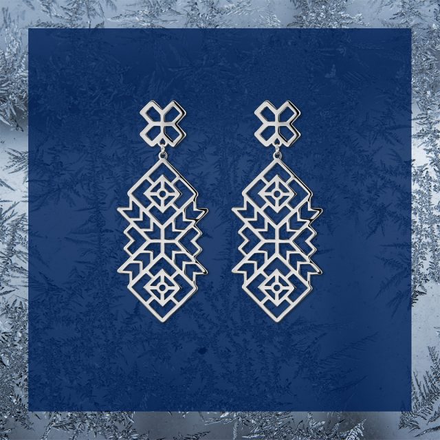 Náušnice Novohrad - ornament 1