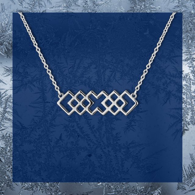 Necklace Novohrad - strip - short