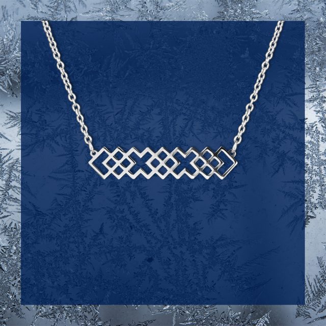 Necklace Novohrad - strip - long
