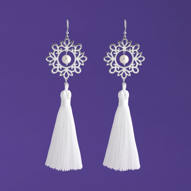 Náušnice Cíferský ornament 3 - strapce